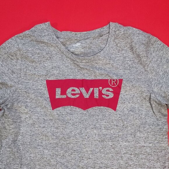 Levi's short sleeve T-shirt grey women's size XS - Picture 2 of 5